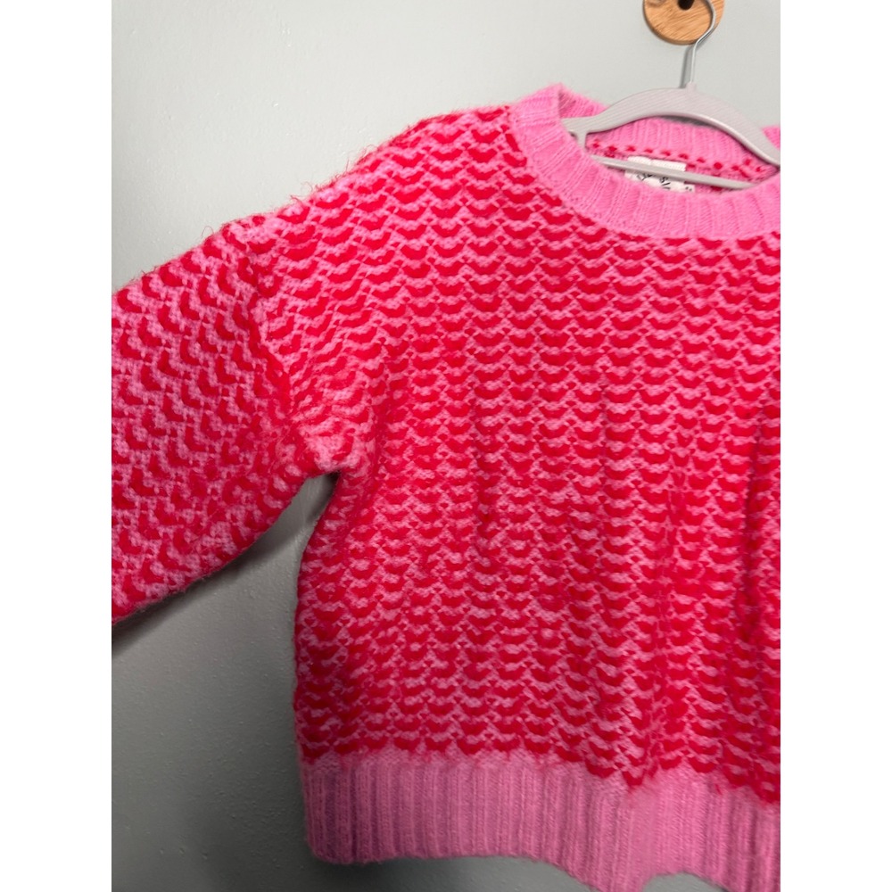 Lilli Sidonio Molly Bracken cropped‎ jumper pink and red - Picture 9 of 12